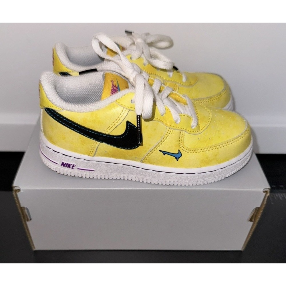 Nike Air Force 1 AF1 LV8 3 TD Peace, Love, & Basketball DC7322-700 Size 10C